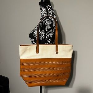 Stella & Dot Tote Bag Beige